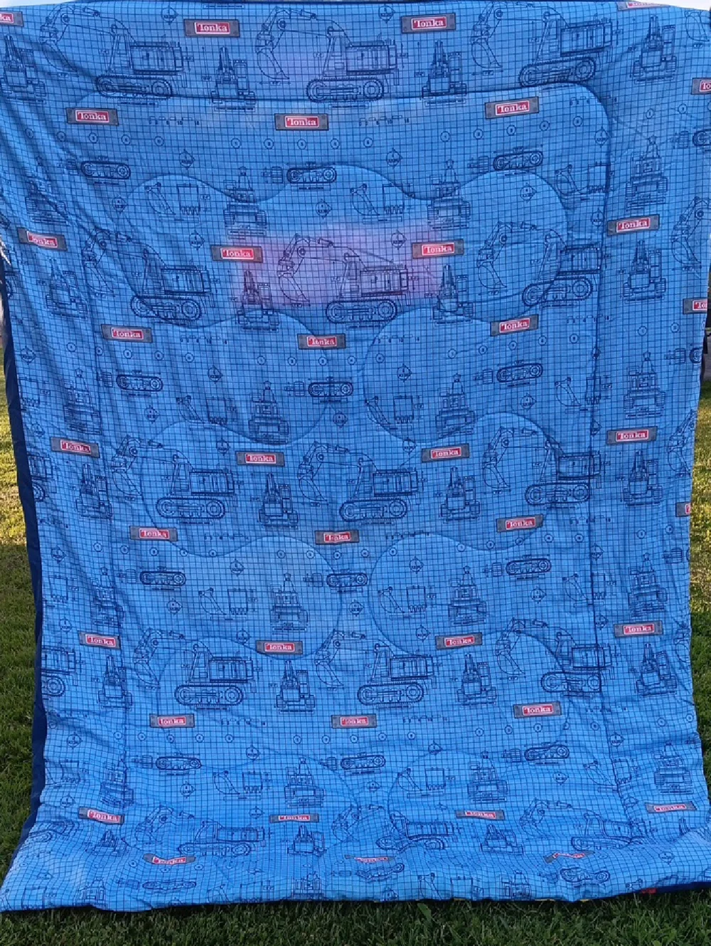 Vintage TONKA TOUGH Reversable Quilted Comforter. 57